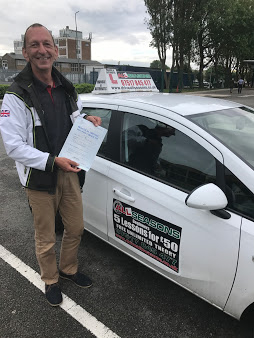 Student with instructor celebrating success